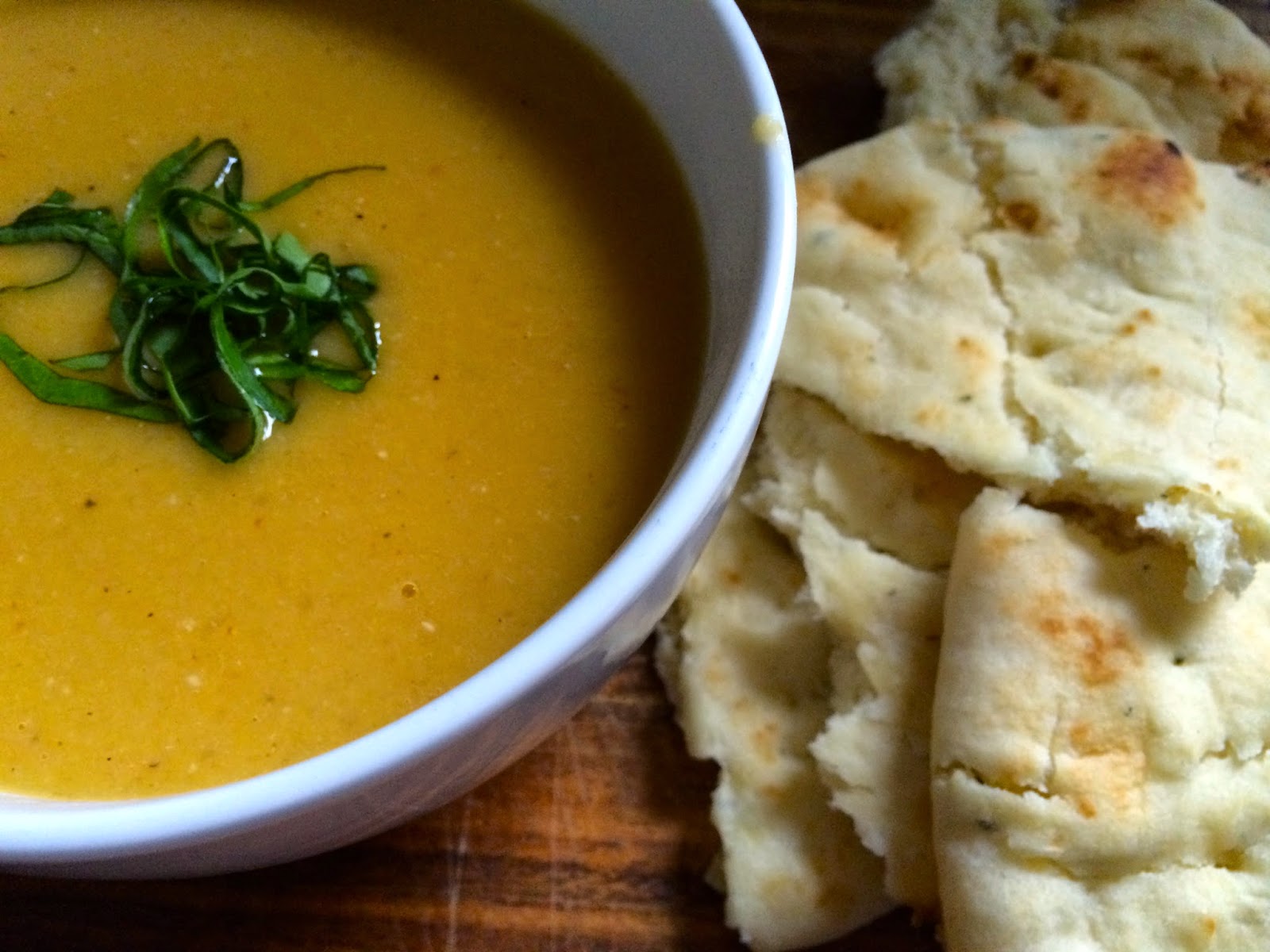 Red Lentil and Winter Squash Bisque