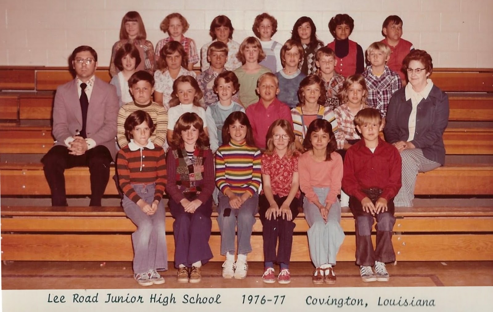 Tammany Family Lee Road School Class Pictures from 1976