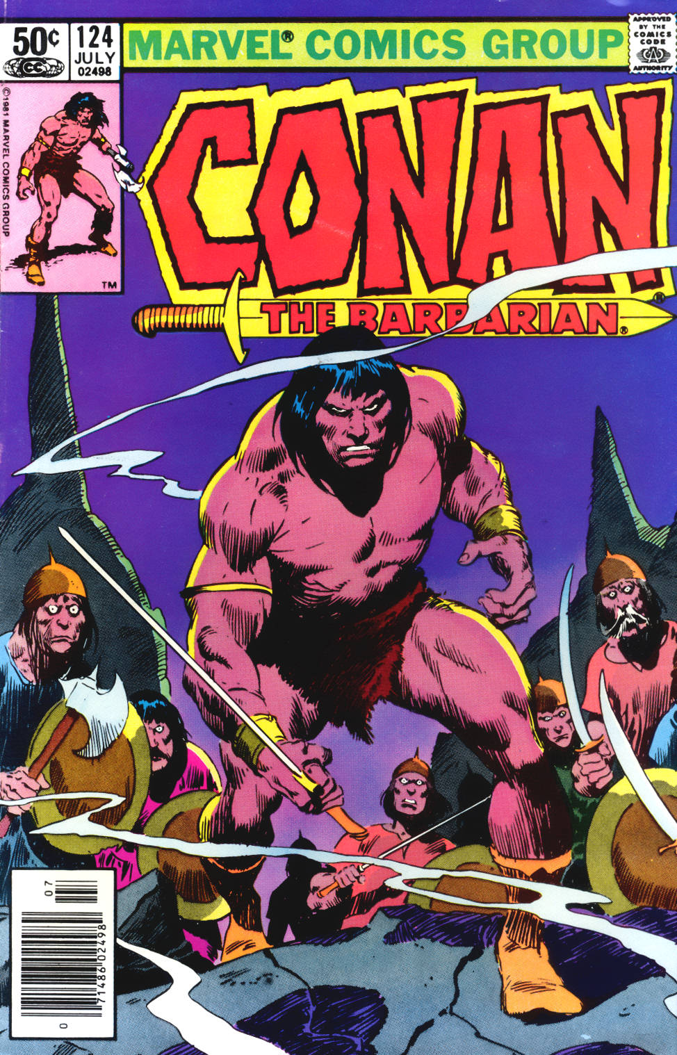 Read online Conan the Barbarian (1970) comic -  Issue #124 - 1