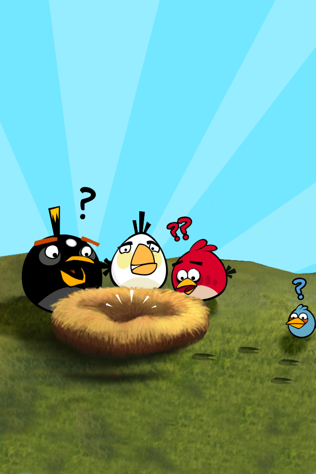 iPhone and Android Wallpapers: Angry Birds iPhone Wallpaper