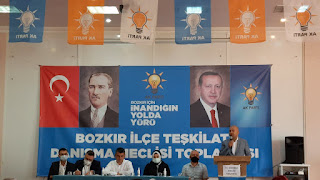Ak Parti Bozkır İlce Teşkilatı 74.Danışma Meclisi Toplantısı gerçekleştirildi.