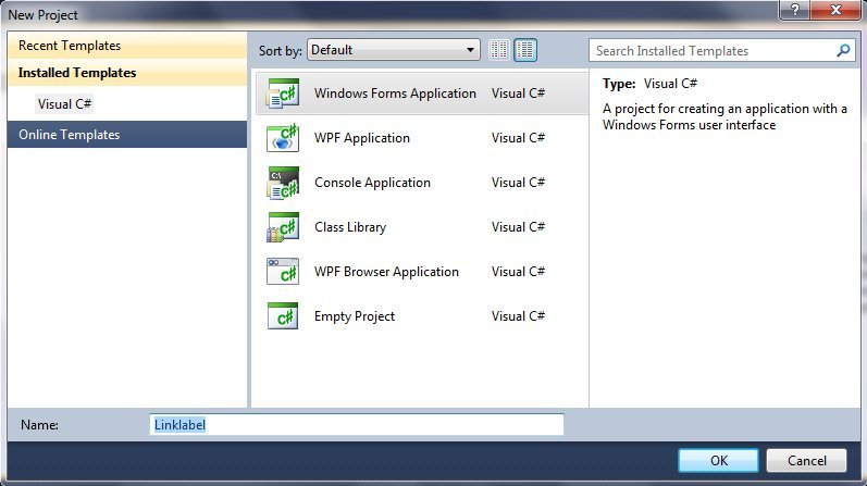 Programming: Menggunakan LinkLabel Pada C#