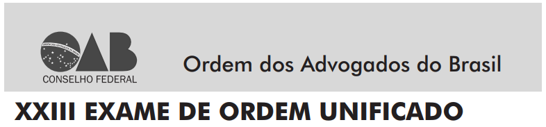Exame de ordem oab fgv