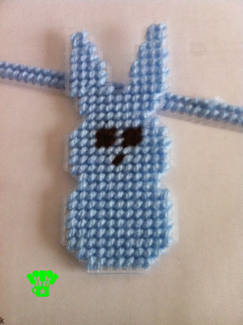 Plastic Canvas Easter Peeps Bunny Box Pattern by Kandy Kreations