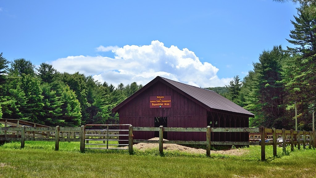 Bleecker Mountain Life Horse Camping In Lake Luzerne, In Photos