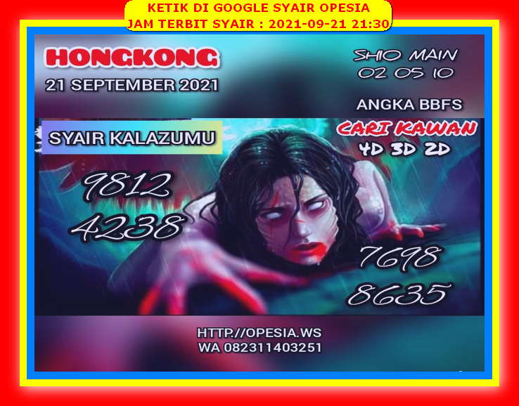 Syair Hk Hari Ini Selasa 21 September 2021 Opesia Official Syair Hk Hari Ini Selasa 21 September 2021 Opesia Official