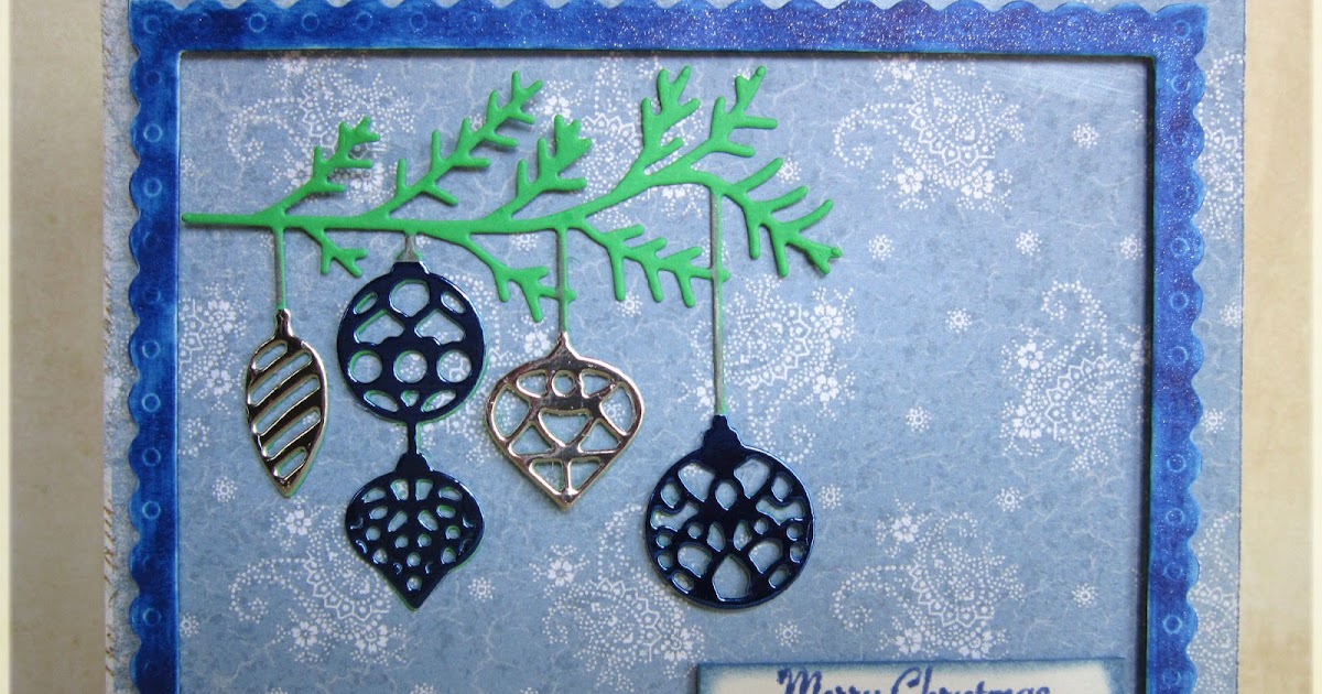 Dies R Us Foiled Ornaments