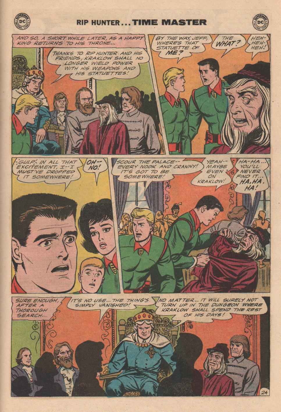 Read online Rip Hunter...Time Master comic -  Issue #28 - 31