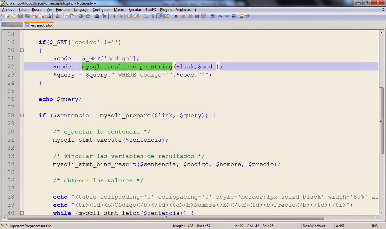 mysql_real_escape_string php 7