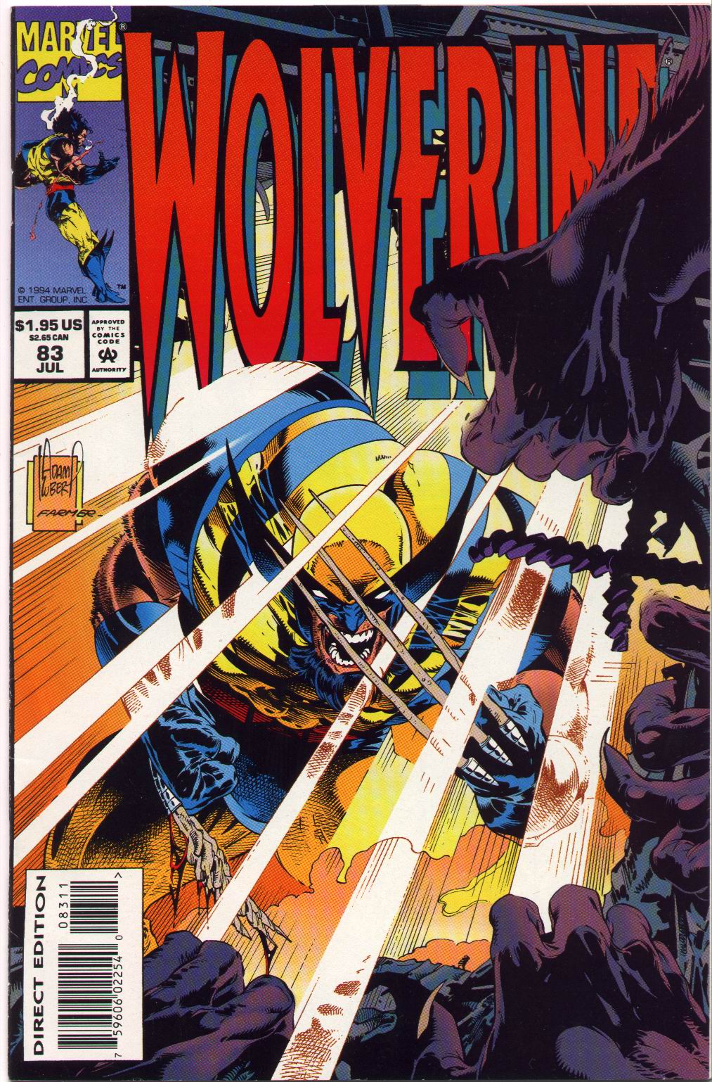 Read online Wolverine (1988) comic -  Issue #83 - 1