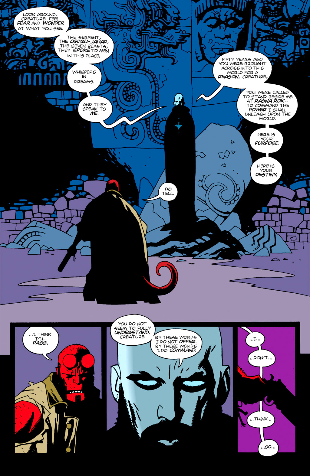 Read online Hellboy: Seed of Destruction comic -  Issue #3 - 5