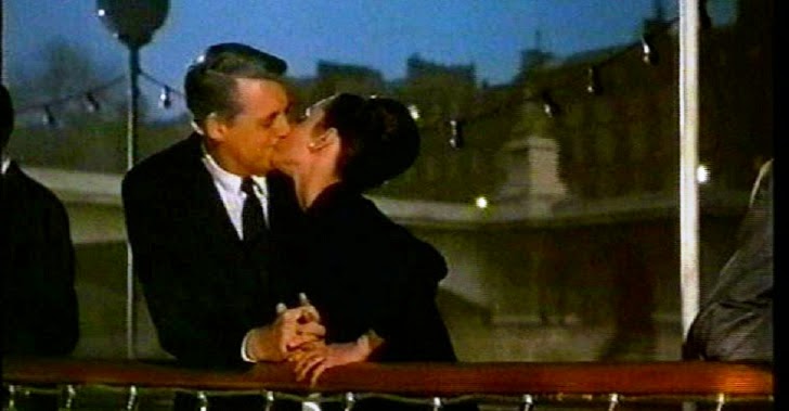 Cary Grant y Audrey Hepburn en "Charada"