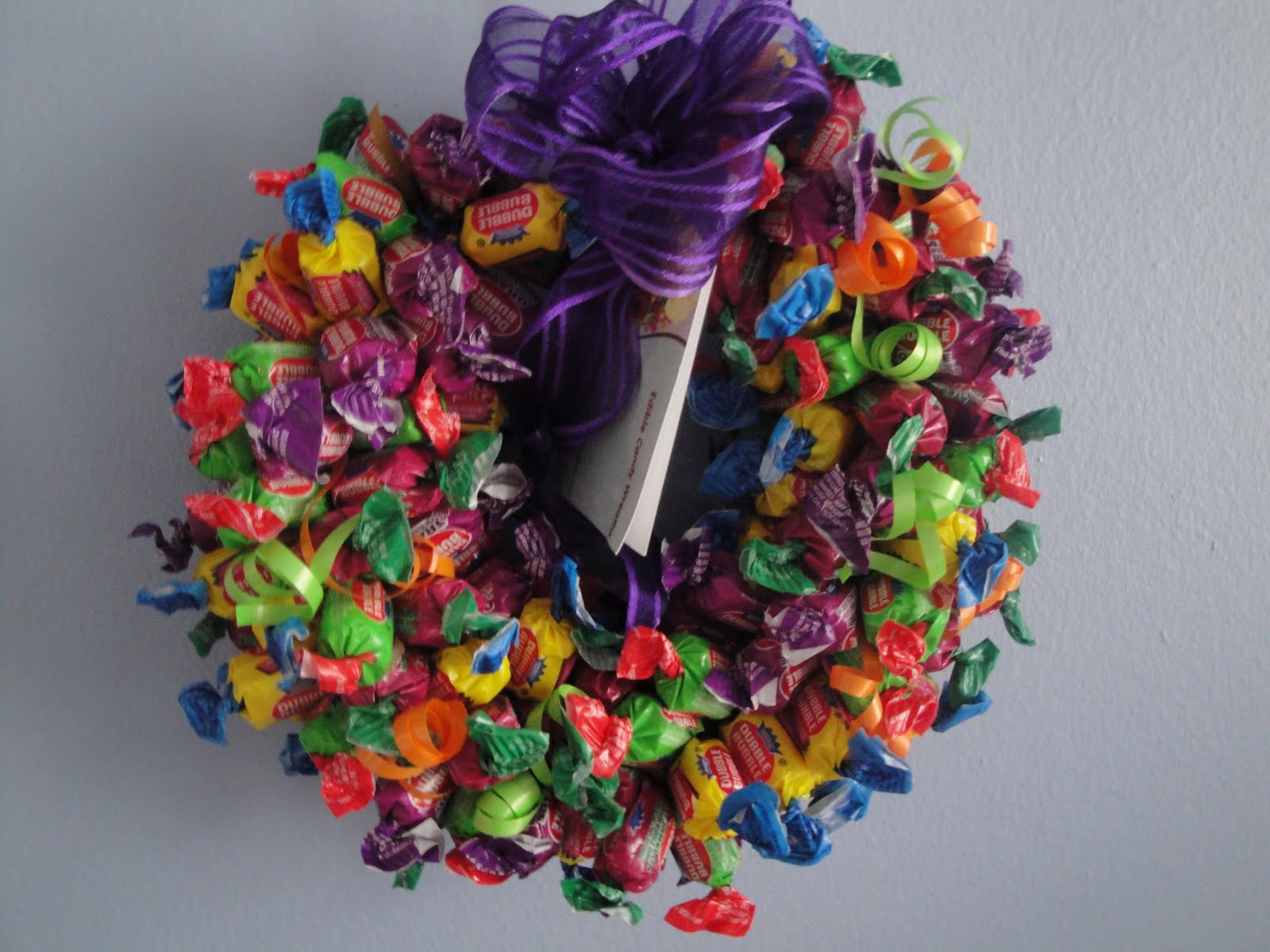 Edible Candy Wreaths Double Bubble Fun