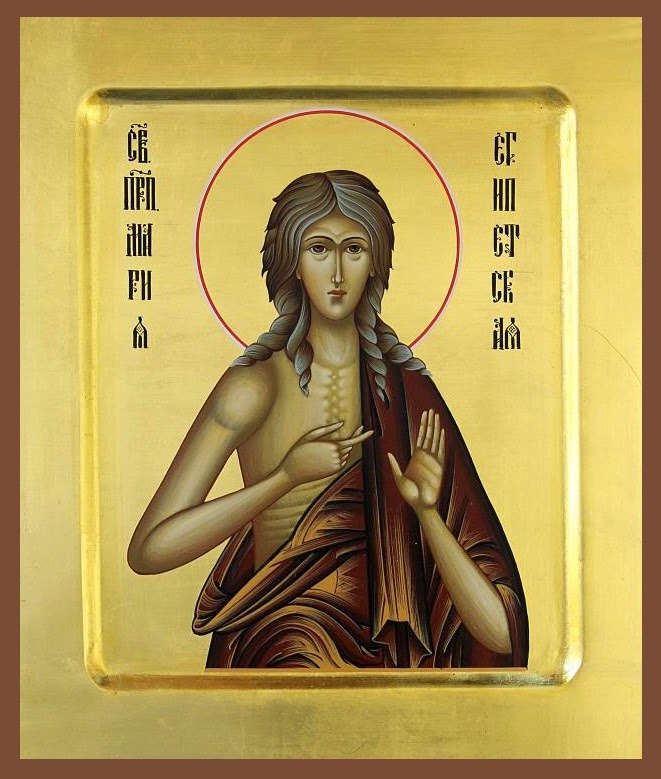 Azi  1 aprilie praznuirea Sfintei Maria Egipteanca !