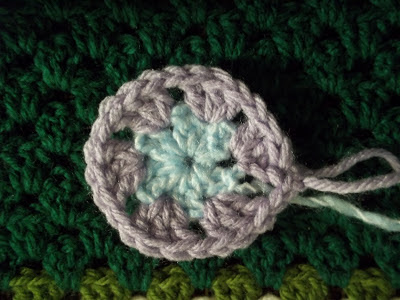 crochet hexagon motif tutorial