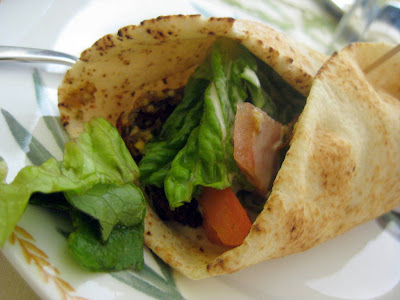 Falafel Sandwich at Olive Branch Restaurant in Bethlehem, PA - Photo by Taste As You Go