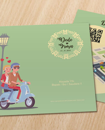 72 Foto Desain Undangan Pernikahan Vespa Hd Terbaru Download