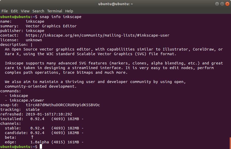 Inkscape Vector Graphics Editor In Ubuntu Debian Admin