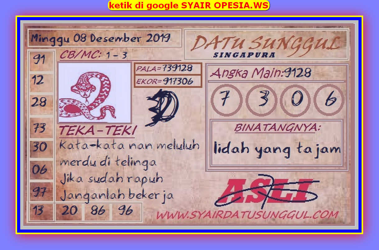 Datu Sunggul Sgp Hari Ini Belajar Datu Sunggul Sgp Hari Ini Belajar