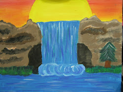 acrylic painting simple techniques waterfall water lines tricks elementary keep mistake trick dry try let