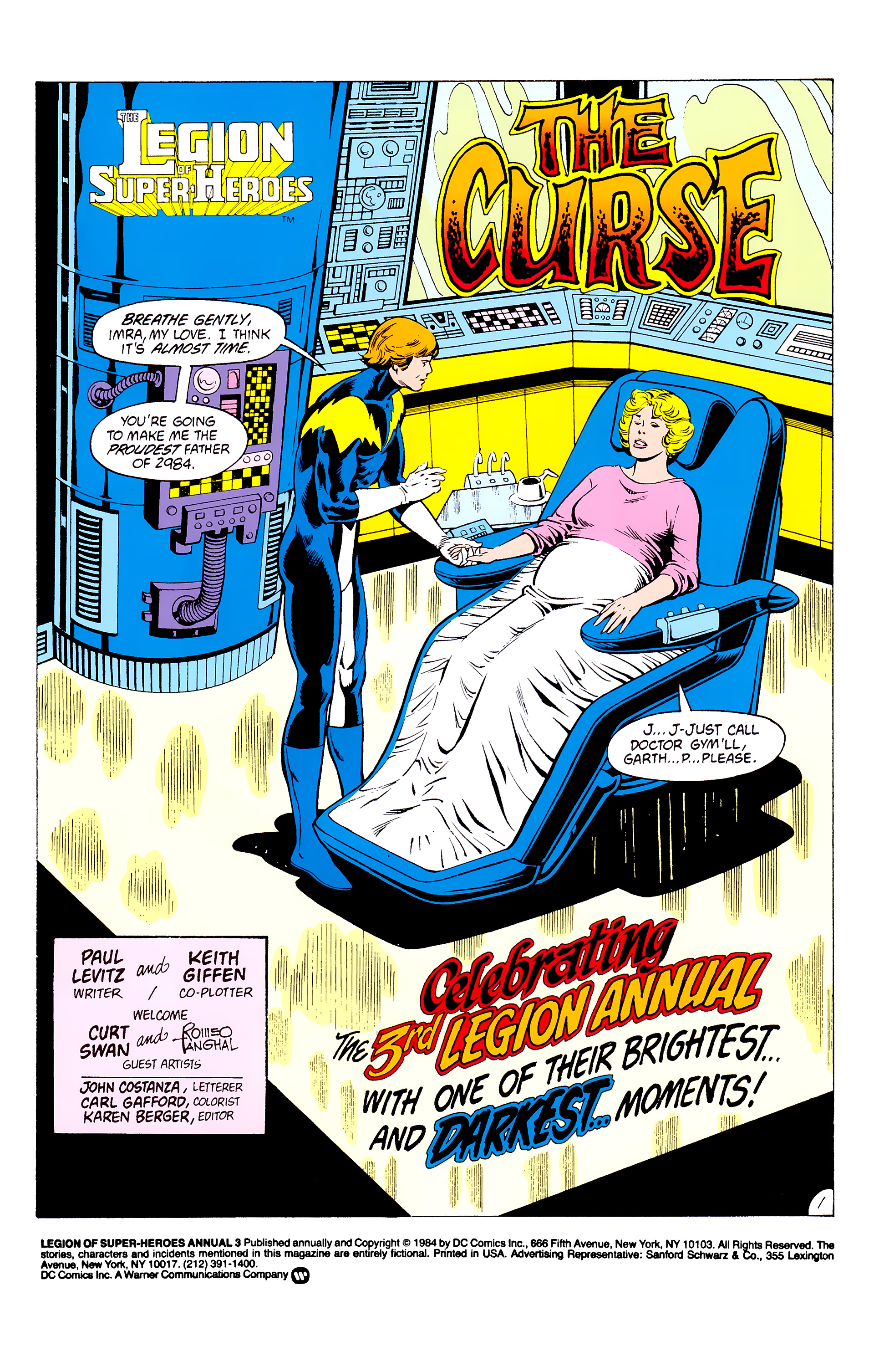 Read online Legion of Super-Heroes (1980) comic -  Issue # _Annual 3 - 2