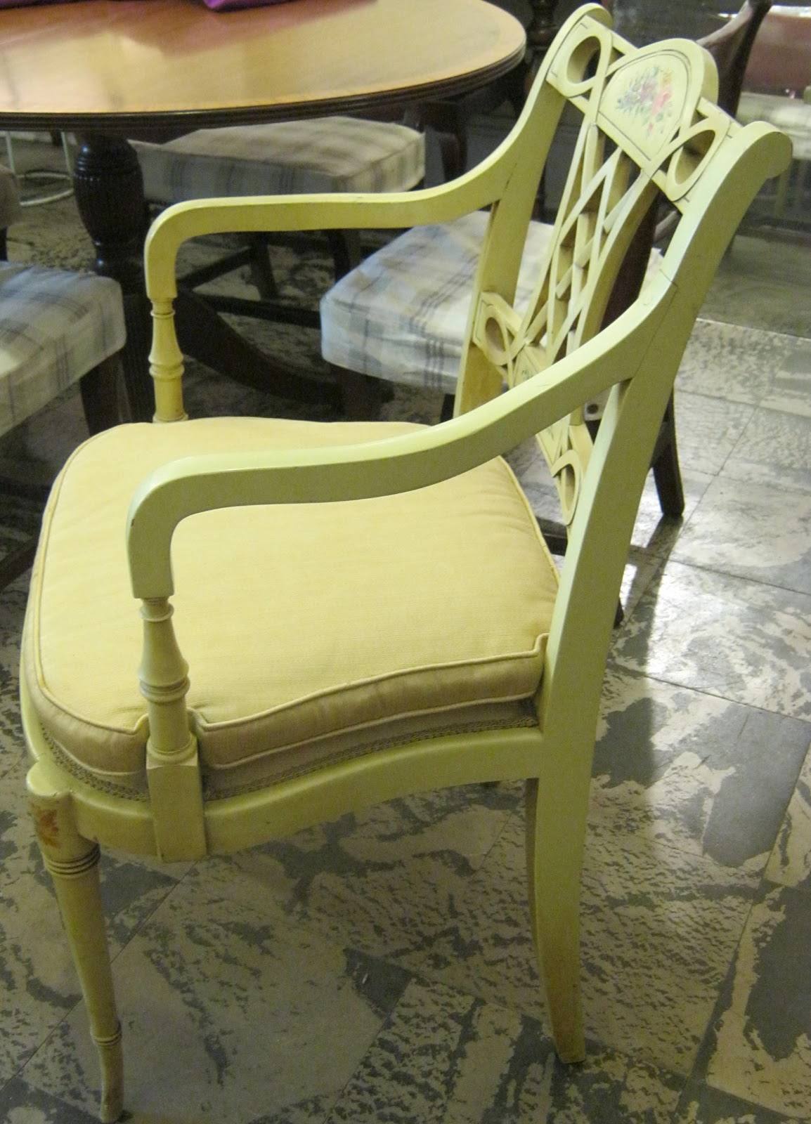 Funk & Gruven AZ PAINTED FANCY CHAIR FROM THORNTONSMITH
