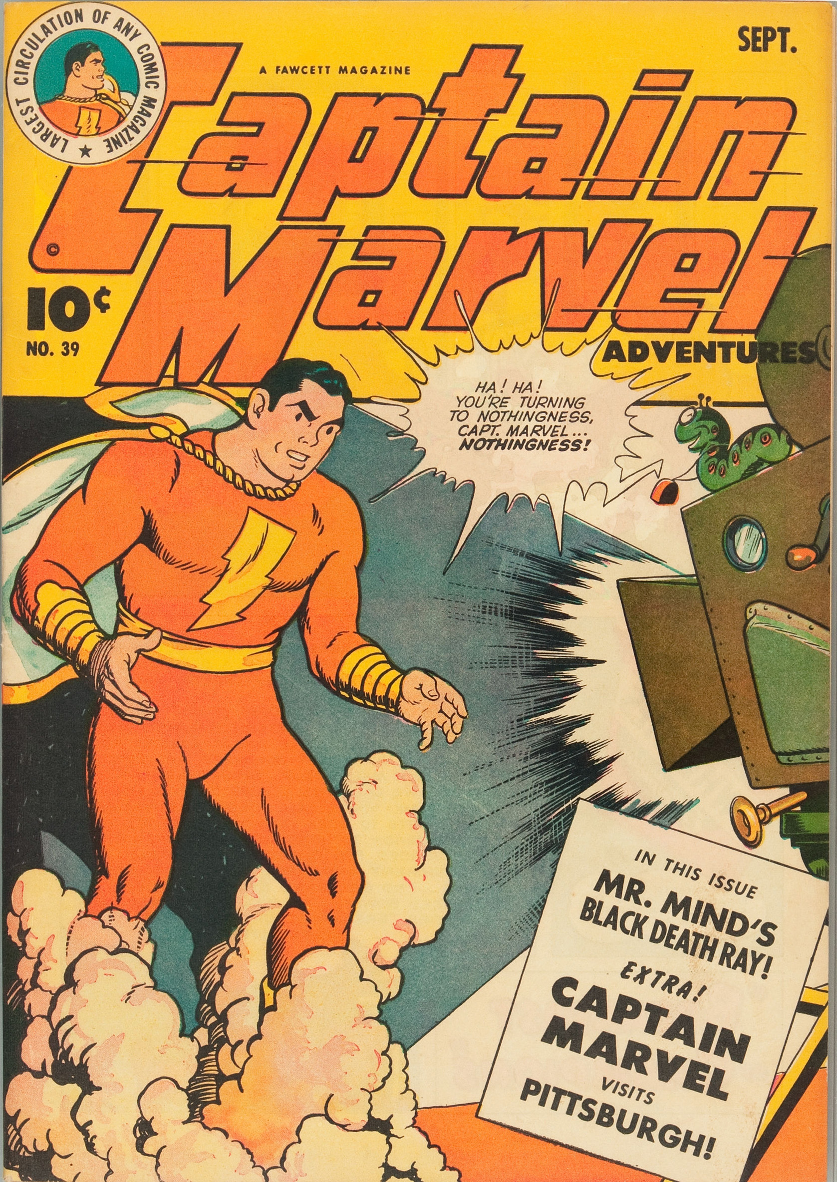 Read online Captain Marvel Adventures comic -  Issue #39 - 1