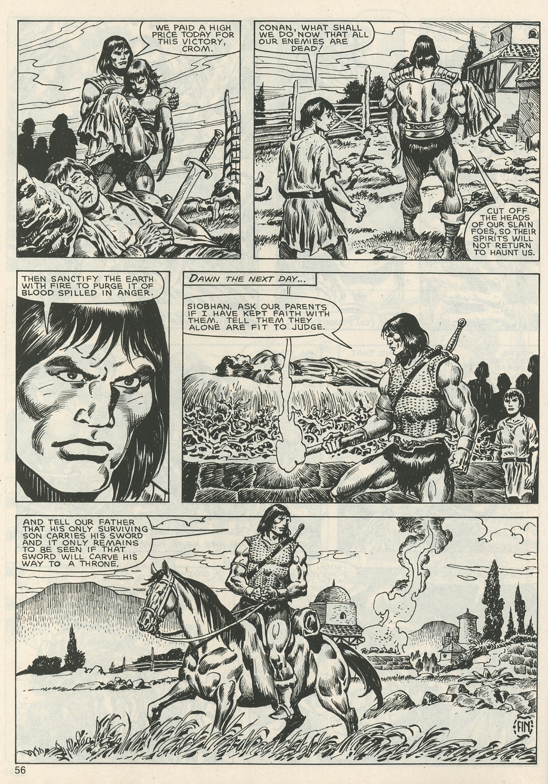 Read online The Savage Sword Of Conan comic -  Issue #119 - 55