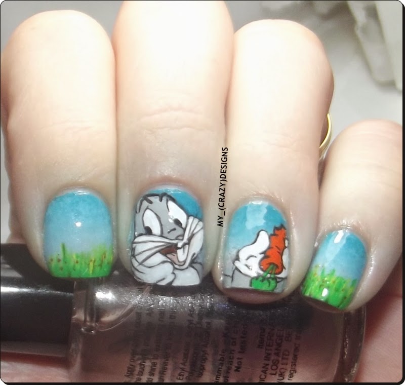 My_(Crazy)Designs Bugs Bunny nails