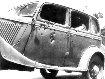 Bonnie And Clyde History Yet Another Car Actual Bonnie Clyde Car May 23rd 1934 Arcadia La