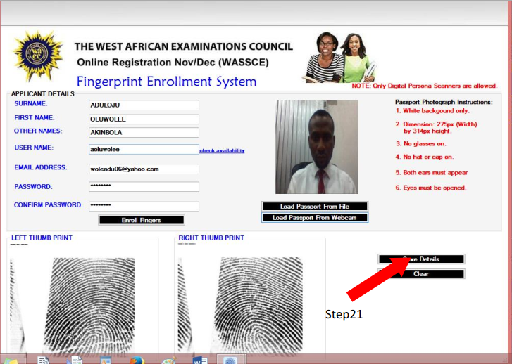 fingerprint image capture software fingerprint image capture software