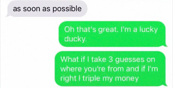 Guy Found A Hilarious Way To Beat A Scammer By Answering To Their Texts