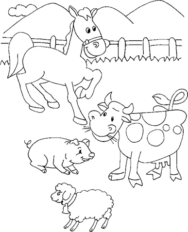 Cuentosdedoncoco Com Dibujos De Los Animales De La Granja