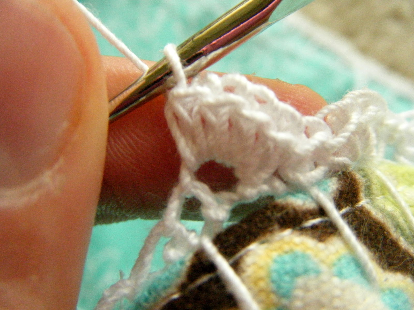 nohemstitch crochet edge receiving blanket {birthday bash tutorial