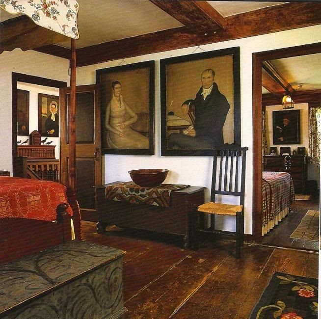 Eye For Design: Decorating Colonial/Primitive Bedrooms