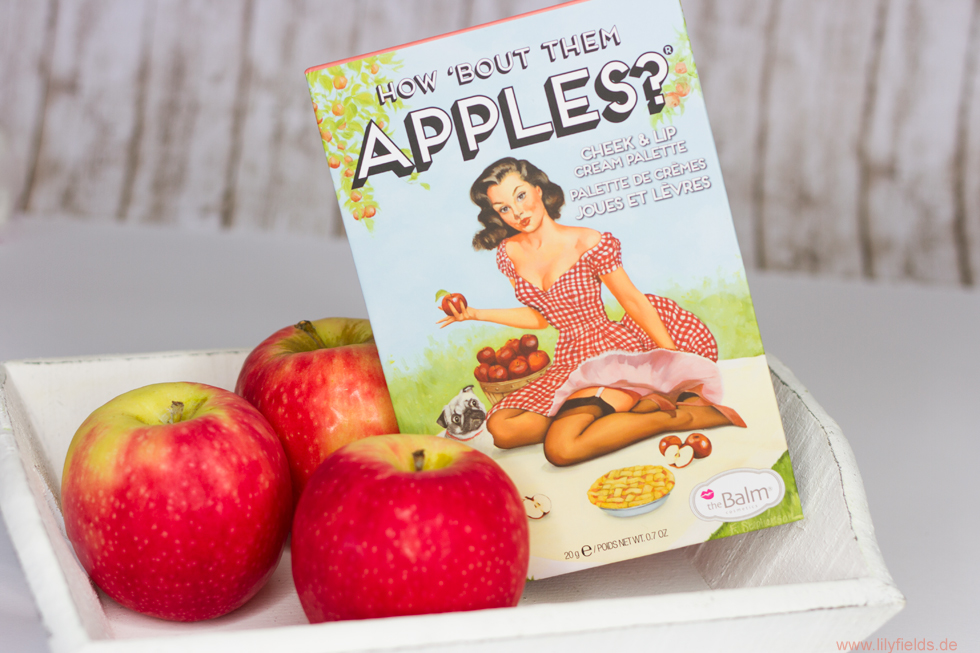 Foto zeigt die Cheek & Lip Cream Palette "How 'bout the Apples?" von The Balm