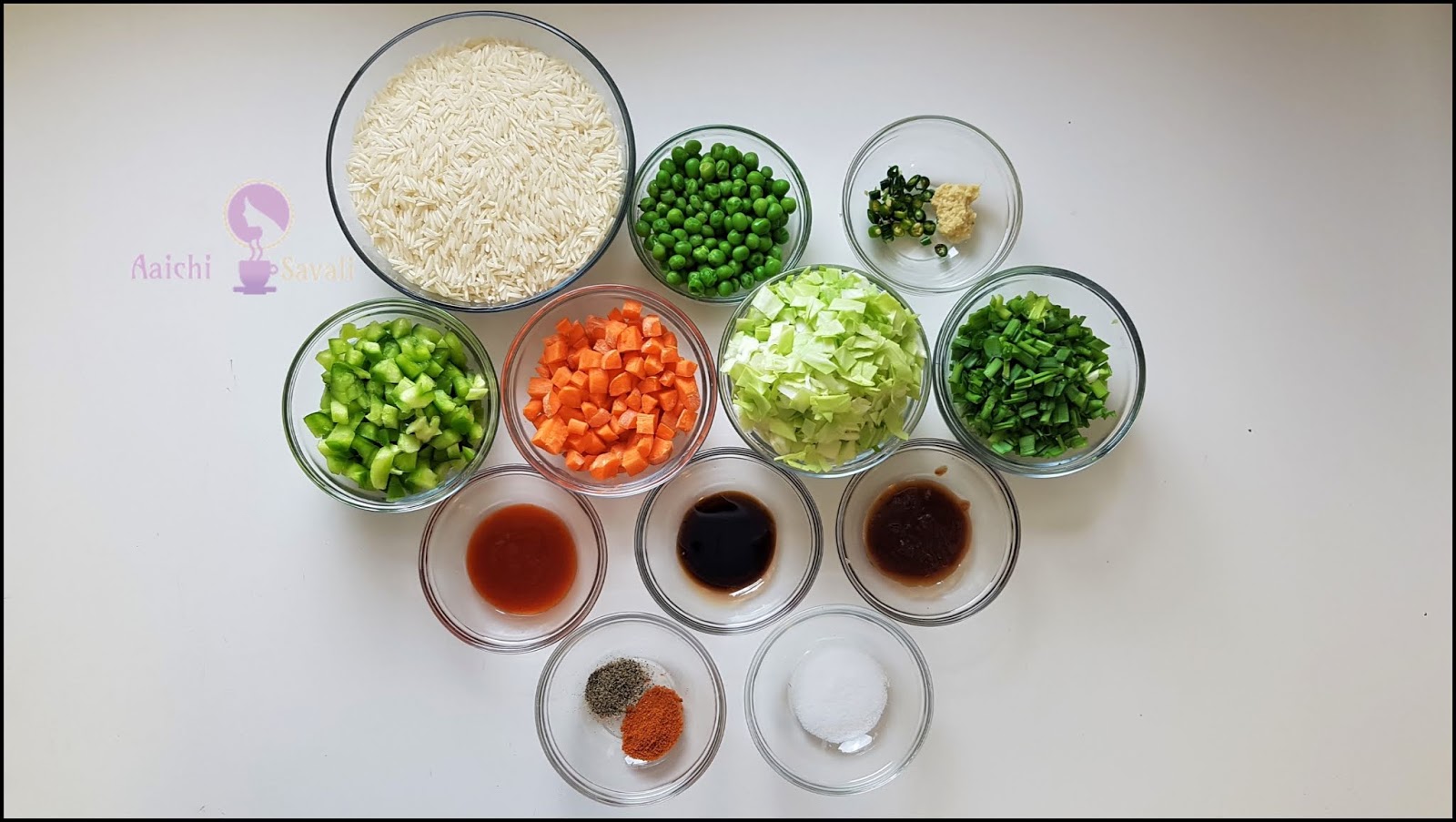 How To Make Eggless Vegetable Fried Rice Aaichi Savali