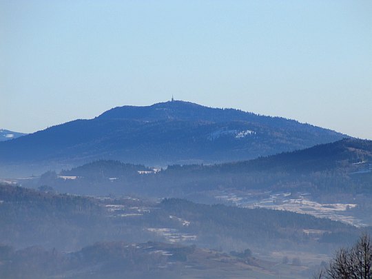 Luboń Wielki (1022 m n.p.m.) - najwybitniejszy szczyt górski w Beskidzie Wyspowym.