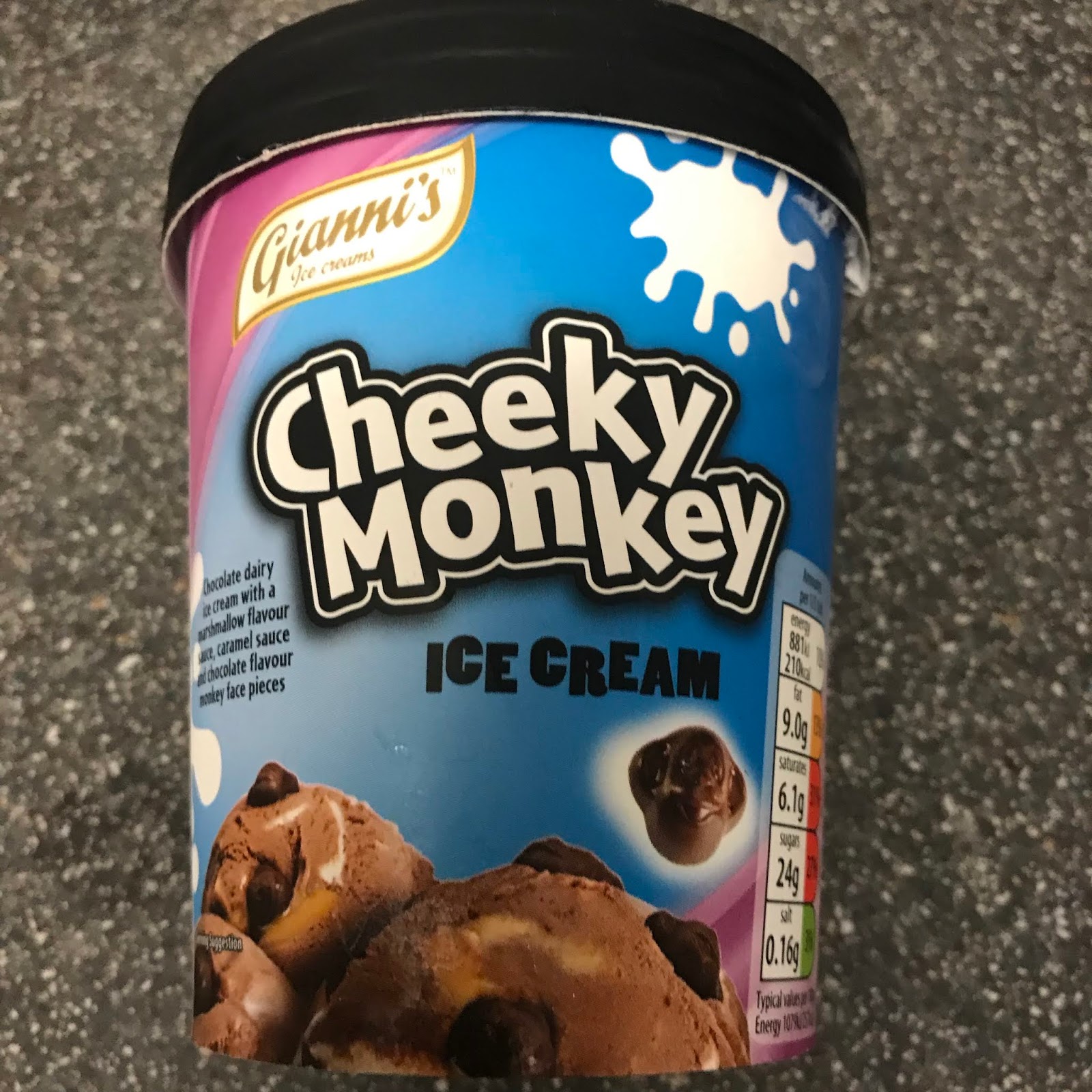 A Review A Day Today's Review Gianni's Cheeky Monkey Ice Cream