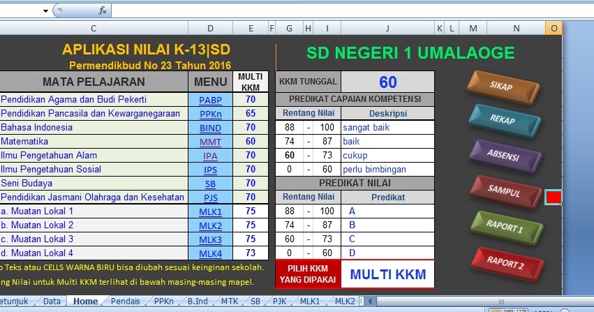 Kumpulan Aplikasi sekolah Download Aplikasi Raport K13 SD Kumpulan Aplikasi sekolah Download Aplikasi Raport K13 SD