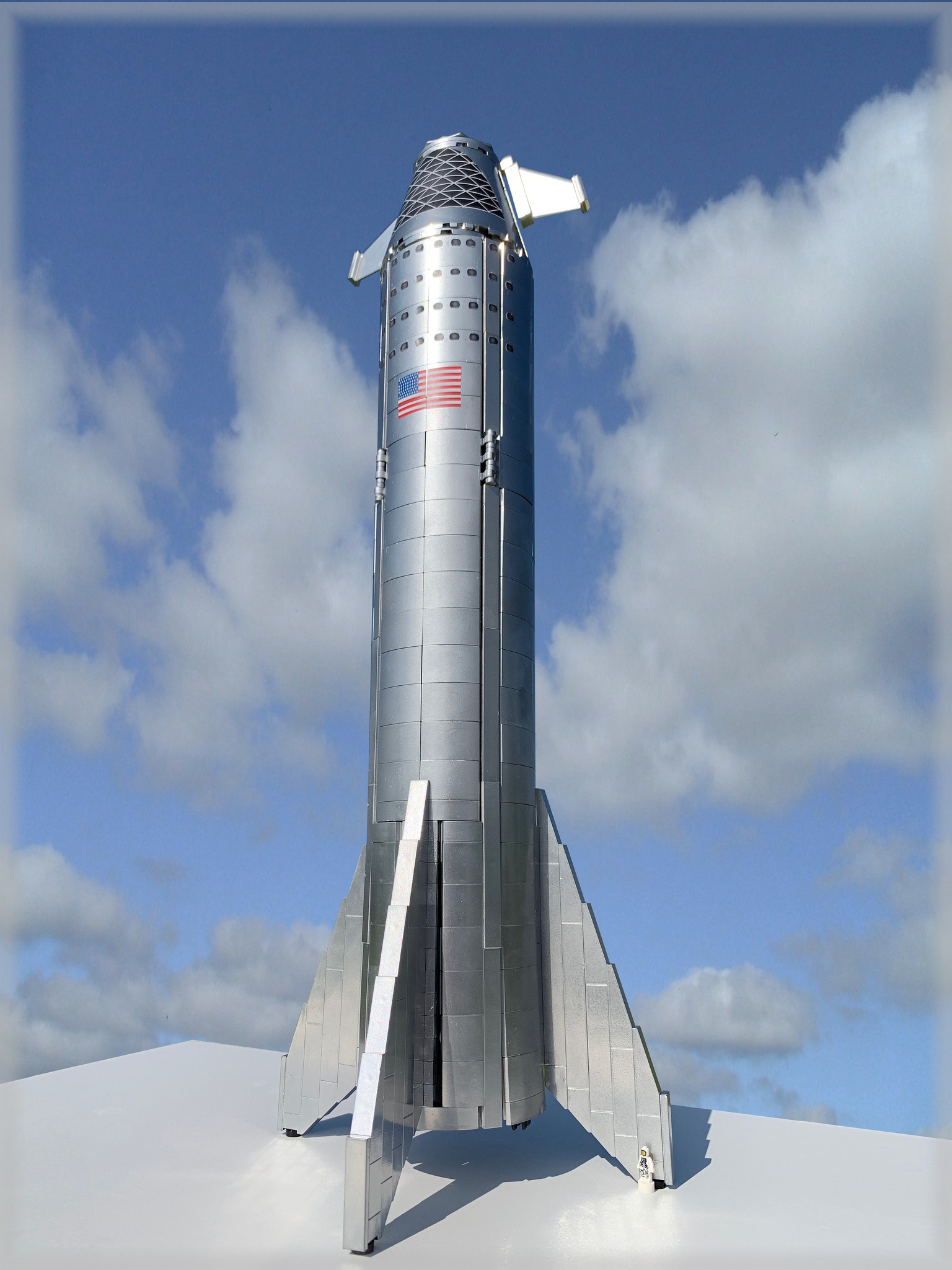 Support for a SpaceX Starship & Super Heavy LEGO set | human Mars