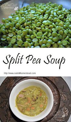 Split Pea Soup with ham and vegetables