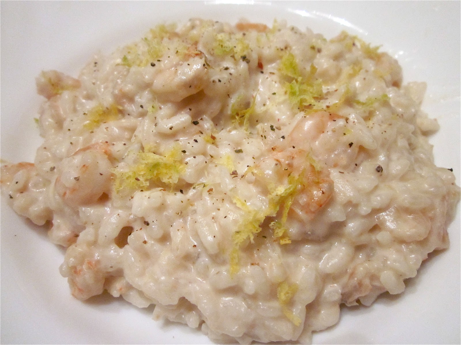 Mrs Pantagruel Risotto con gamberetti al brandy