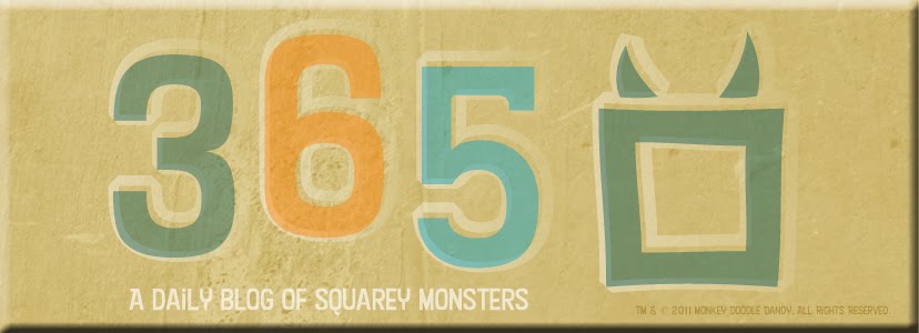 365 Squarey Monsters