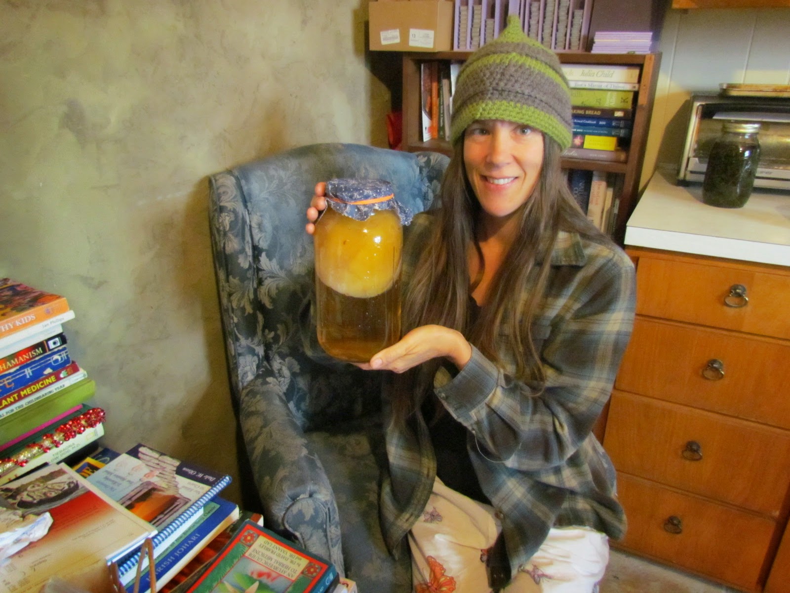 Wild Garden Goddess The Kombucha Experiment 1 Lemon Balm