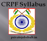 CRPF Syllabus CRPF Syllabus