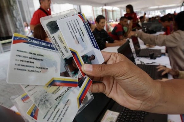 Hoy viernes comenzó jornada especial de emisión del Carnet de la Patria Hoy viernes comenzó jornada especial de emisión del Carnet de la Patria