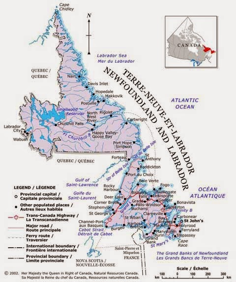 Província De Terra Nova E Labrador Canadá