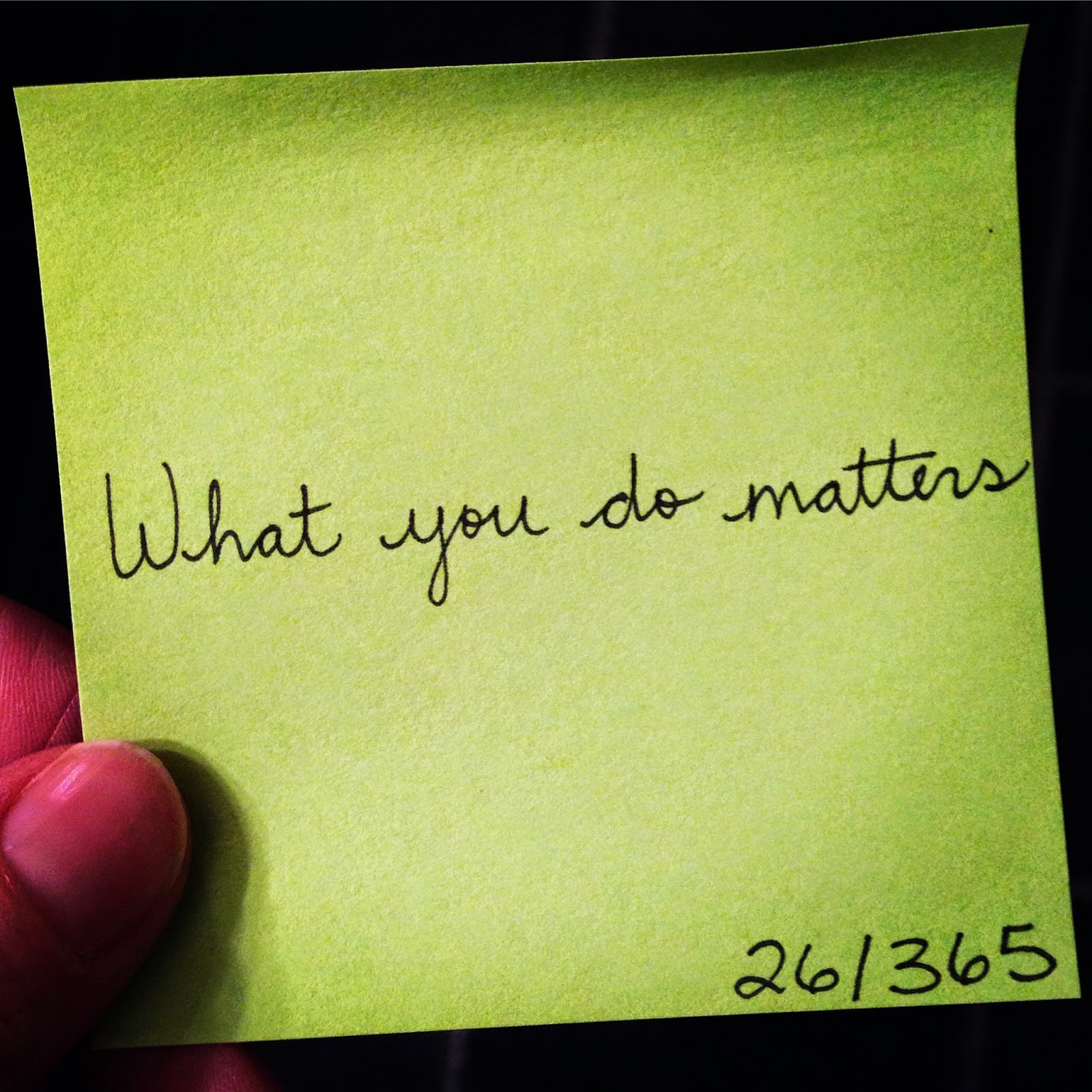 The Candy Dish: Positivity Post-It