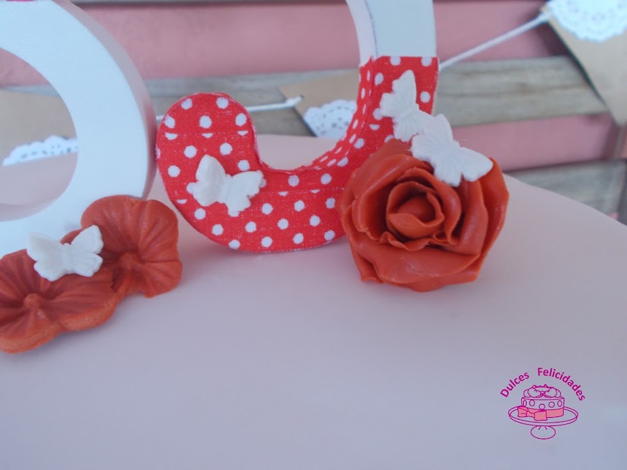 Tarta fondant 85 cumpleaños